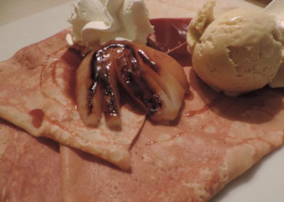 crêpe dessert - La carte
